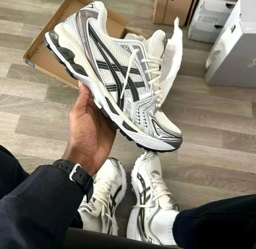 ASICS GEL-Kayano 14 Cream Black Metallic Plum