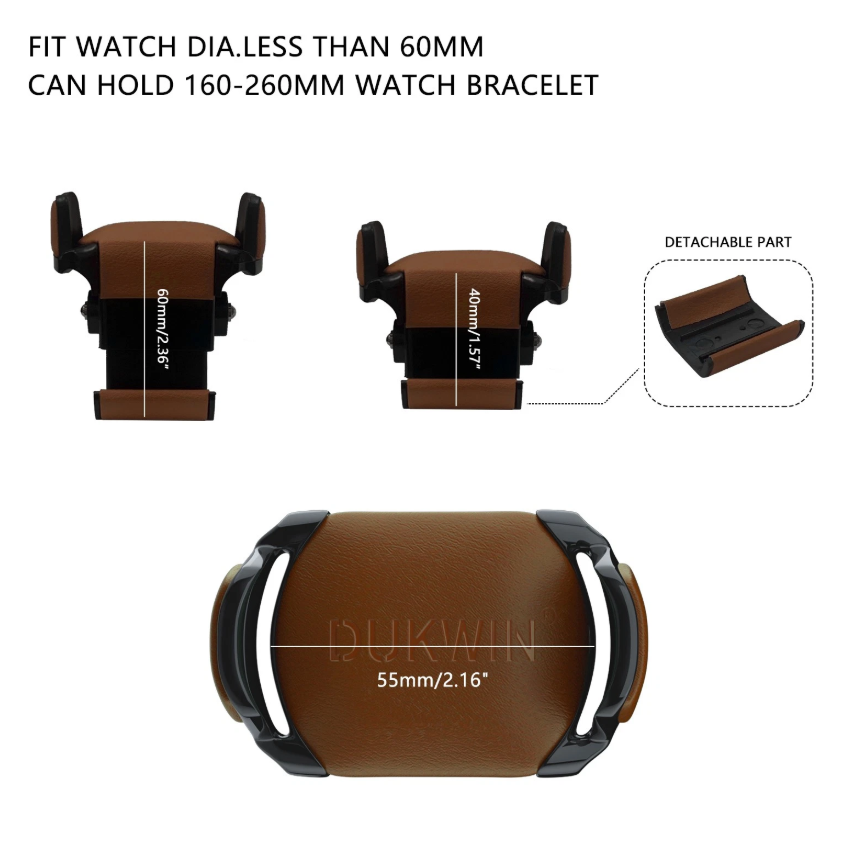 Winderox Vegan Leather Automatic Watch Winder – Single Display Box & Gift Case