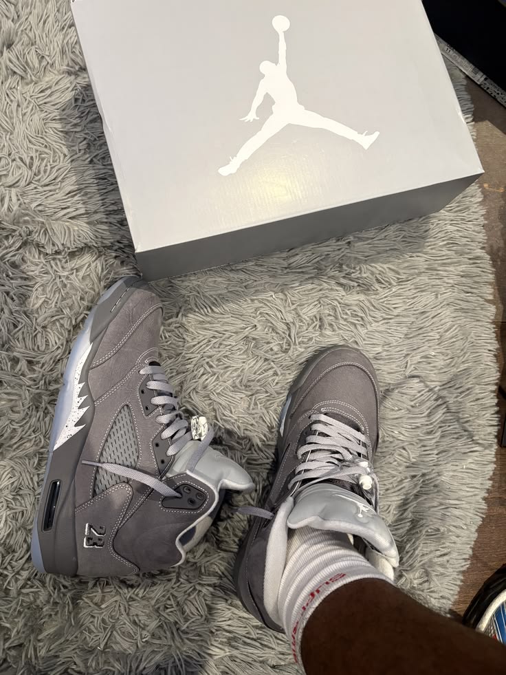 Air Jordan 5 Retro Wolf Grey