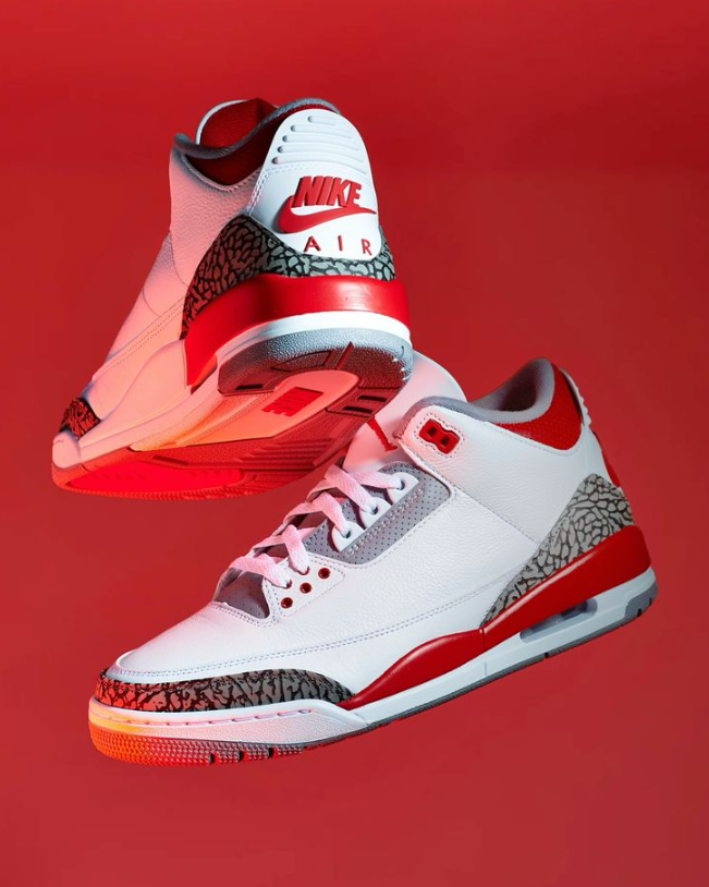 Air Jordan 3 Retro Fire Red 2022