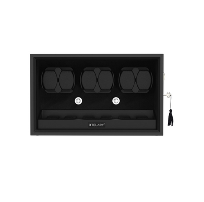 Automatic Watch Winder for 6 Watches with 6 Storage Slots and Blue LED Light